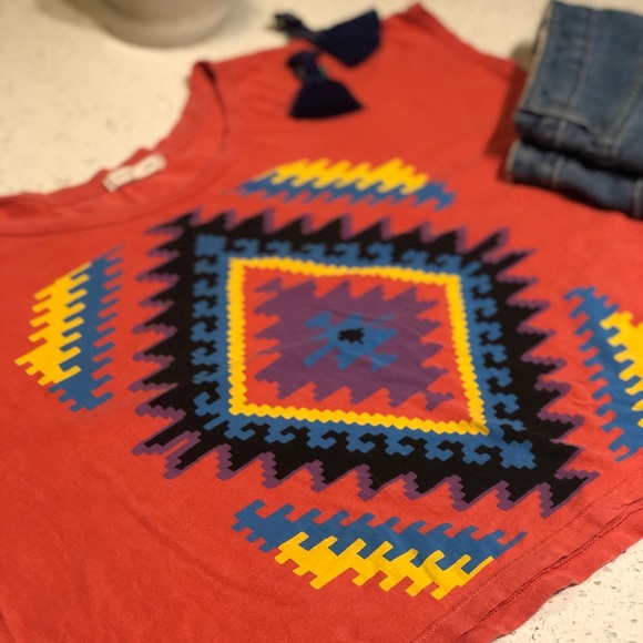 URBAN OUTFITTERS | Native printed crop Tee - Picture 2 of 2